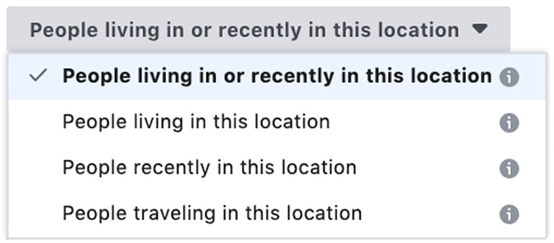 Metodo per il targeting geografico 