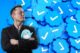 Assinatura azul do Twitter de Elon Musk